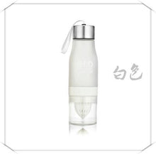 Load image into Gallery viewer, Camping Colorful Health Water Infuser Lemon Juice Bottle Shaker Frosted Plastic Juices Fruit Bottles Whey Protein Outdoor