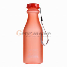 Load image into Gallery viewer, Candy Colors Unbreakable Frosted Leak-proof Plastic kettle 550mL BPA Free Portable Water Bottle for Travel Yoga Running Camping