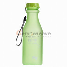 Load image into Gallery viewer, Candy Colors Unbreakable Frosted Leak-proof Plastic kettle 550mL BPA Free Portable Water Bottle for Travel Yoga Running Camping