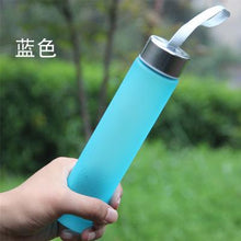 Load image into Gallery viewer, 1PCS/Lot  Portable Bike Sports Plastic Water Bottle Cycling Outdoor 280ml Juice Space Colorful Frosted
