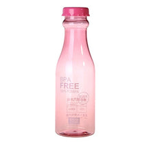 Load image into Gallery viewer, Candy Colors Unbreakable Frosted Leak-proof Plastic kettle BPA Free Portable 550mL Water Bottle for Travel Yoga Running Camping