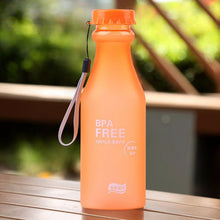 Load image into Gallery viewer, Candy Colors Unbreakable Frosted Leak-proof Plastic kettle BPA Free Portable 550mL Water Bottle for Travel Yoga Running Camping