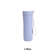 Load image into Gallery viewer, Asipartan 1pc Water Bottle Wheat Straw Hand Bottle Frosted Plastic Leak-proof Bottle Portable Personality Student Couple Bottles