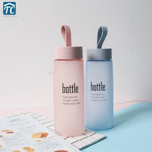Load image into Gallery viewer, Water Bottles Sport Student Couple Cute Frosted Tea Portable Drinkware Camping Outdoor Plastic Travel Cycle Leak-Proof
