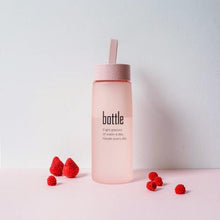 Load image into Gallery viewer, Water Bottles Sport Student Couple Cute Frosted Tea Portable Drinkware Camping Outdoor Plastic Travel Cycle Leak-Proof