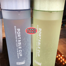 Load image into Gallery viewer, 550ml Simple Sports Water Bottle Cover With Leakproof Frosted Glass Student couple portable water bottle Outdoor tourism