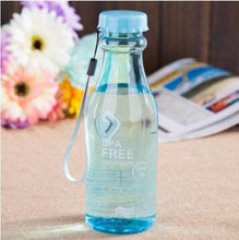 Load image into Gallery viewer, 550ml BPA Free Bottle Leak-proof Unbreakable Water Bottle Frosted Camping Outdoor Biking Sport