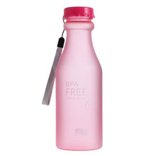Load image into Gallery viewer, 550mL Sports Water Bottle High Quality Plastic Frosted Leak-proof Colorful Unbreakable Outdoor Sports Running Camping Bottle