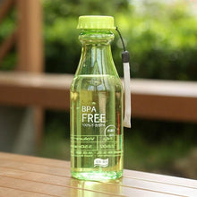 Load image into Gallery viewer, New Brand 550mL 1PC Portable Water Bottle plastic bottle for water Unbreakable Frosted Leak-proof Plastic Kettle Travel Yoga