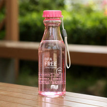 Load image into Gallery viewer, New Brand 550mL 1PC Portable Water Bottle plastic bottle for water Unbreakable Frosted Leak-proof Plastic Kettle Travel Yoga
