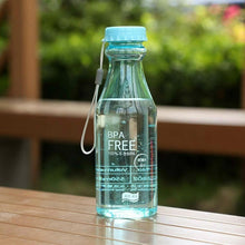 Load image into Gallery viewer, New Brand 550mL 1PC Portable Water Bottle plastic bottle for water Unbreakable Frosted Leak-proof Plastic Kettle Travel Yoga