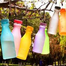Load image into Gallery viewer, Candy Colors Unbreakable Frosted Leak-proof Plastic kettle 550mL BPA Free Portable Water Bottle for Travel Yoga Running Camping