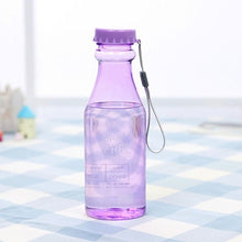 Load image into Gallery viewer, Hot Sale 550mL 1PC Portable Water Bottle plastic bottle for water Unbreakable Frosted Leak-proof Plastic Kettle Travel Yoga
